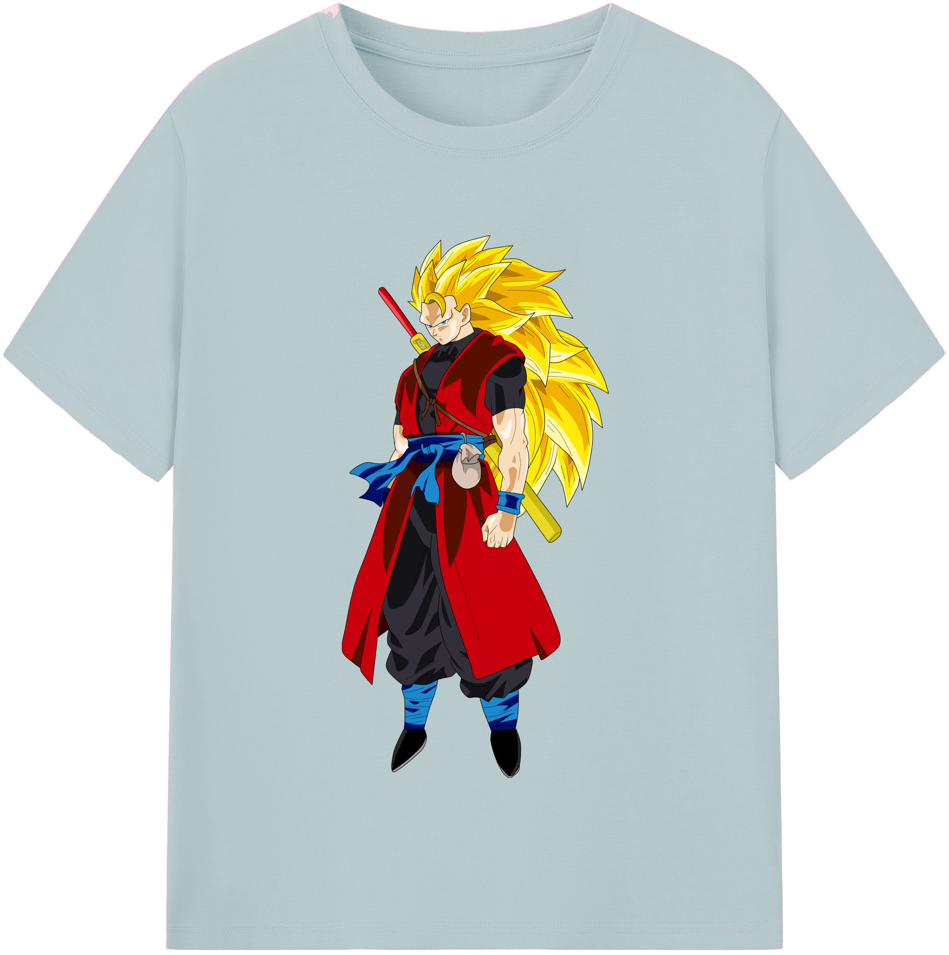 （画像用） ドラゴンボール トランクス（Torankusu）DRAGON BALL Trunks 綿100％半袖Tシャツ（フロントプリント）